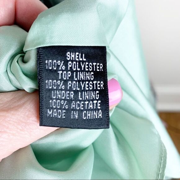 Adrianna Papell Strapless Green/Blk Cocktail Dress - Picture 7 of 8